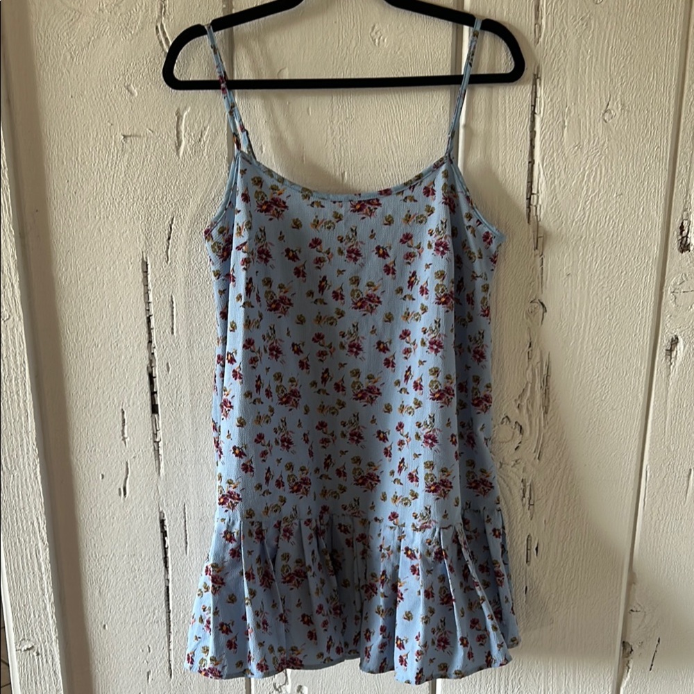 Urban Outfitters Light Blue Floral Dress
